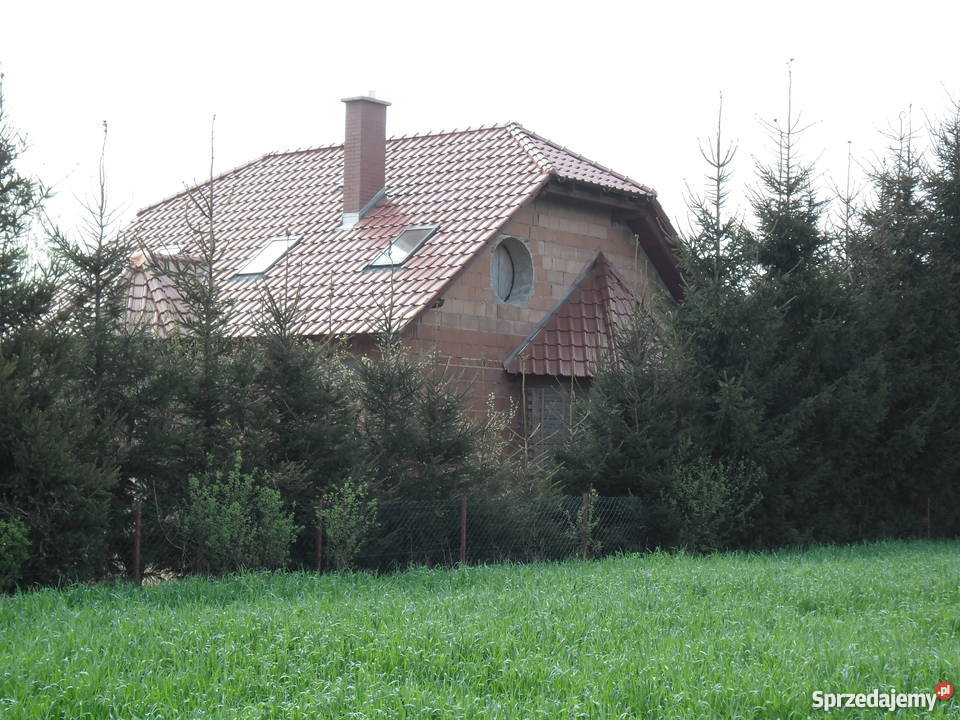 DOM JEDNORODZINNY w stanie surowym otwartym utwardzona dolnośląskie Gierałtów