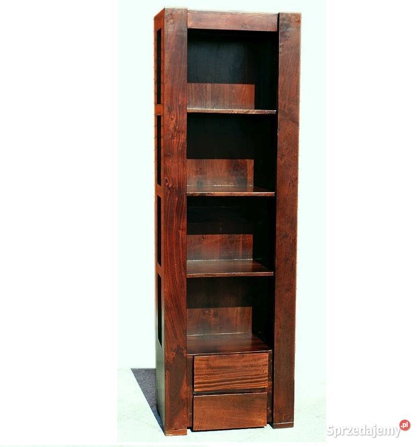 Drewniany słupek regał na książki Lublin