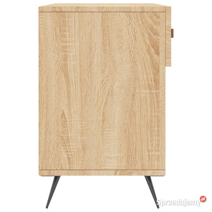 Ławka z miejscem na buty dąb sonoma 102x35x55 Warszawa