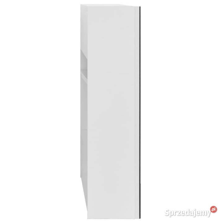 Szafka łazienkowa z lustrem biała 80x15x60 MDF Warszawa