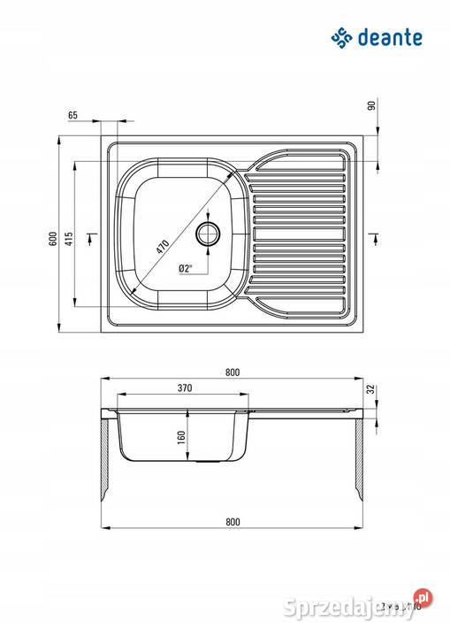 Zlew jednokomorowy zlewozmywak klasyczny małopolskie Skawina