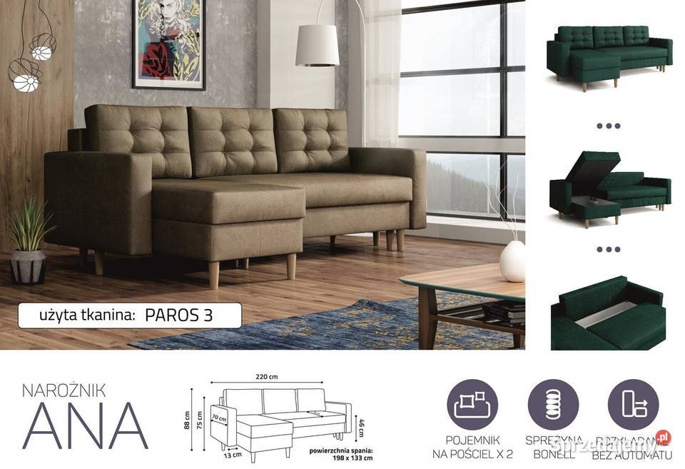 Narożnik Ana łódzkie Wieruszów