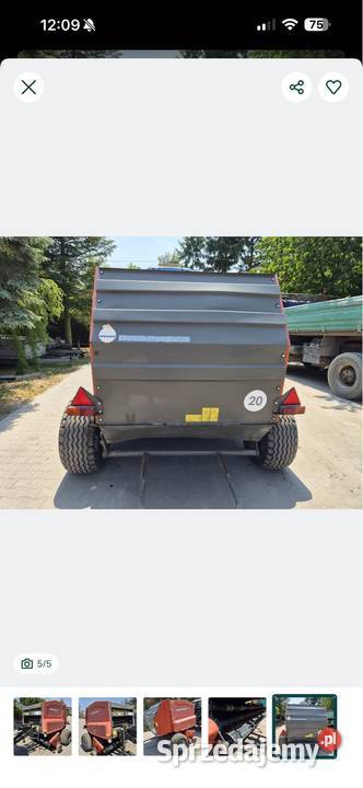 Prasa Ursus Z 543 Szeroki podbieracz Prasy Sochaczew