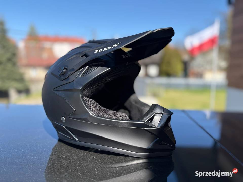 Kask cross nowy Kaski Łódź