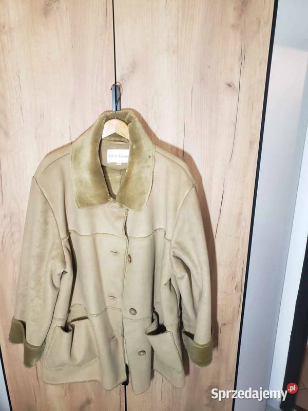 Vintage Kożuch Płaszcz Ocieplany Gina Laura Stan dolnośląskie Dzierżoniów
