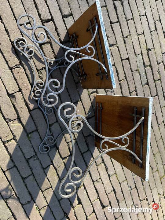 Stolik stołek pod kwiaty półka podstawka dolnośląskie Bystrzyca Kłodzka