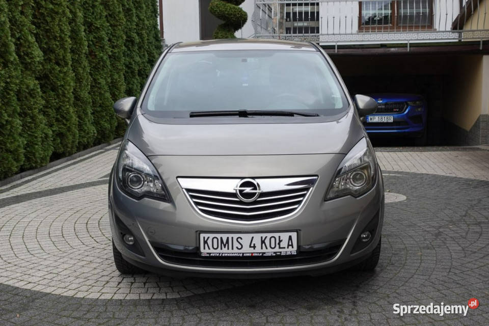 Opel Meriva PółSkóry Turbo Pakiet Zima GWARANCJA wielofunkcyjna kierownica Motoryzacja Płońsk