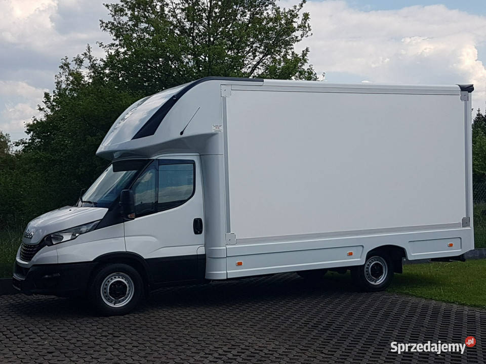 Iveco Daily KONTENER NISKOPODŁOGOWY 444x223x242 centralny zamek Poręba sprzedam