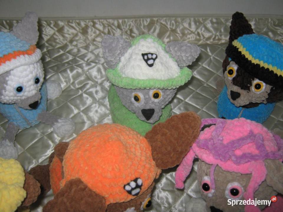 Psi patrol Pieski Rękodzieło 7 sztuk Baranowo sprzedam