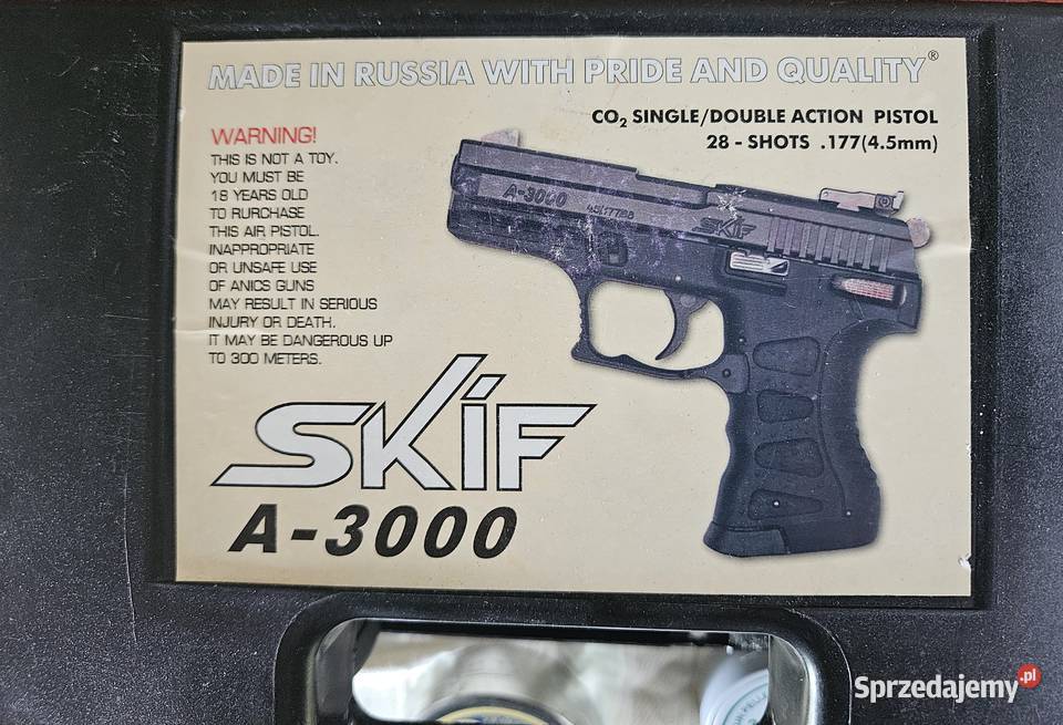 Wiatrówka Anics Skif A3000 45 mm Płońsk
