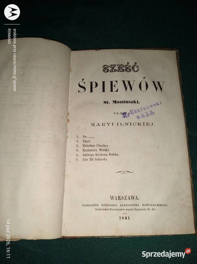 HISTORYA Polska 1861 śląskie Katowice
