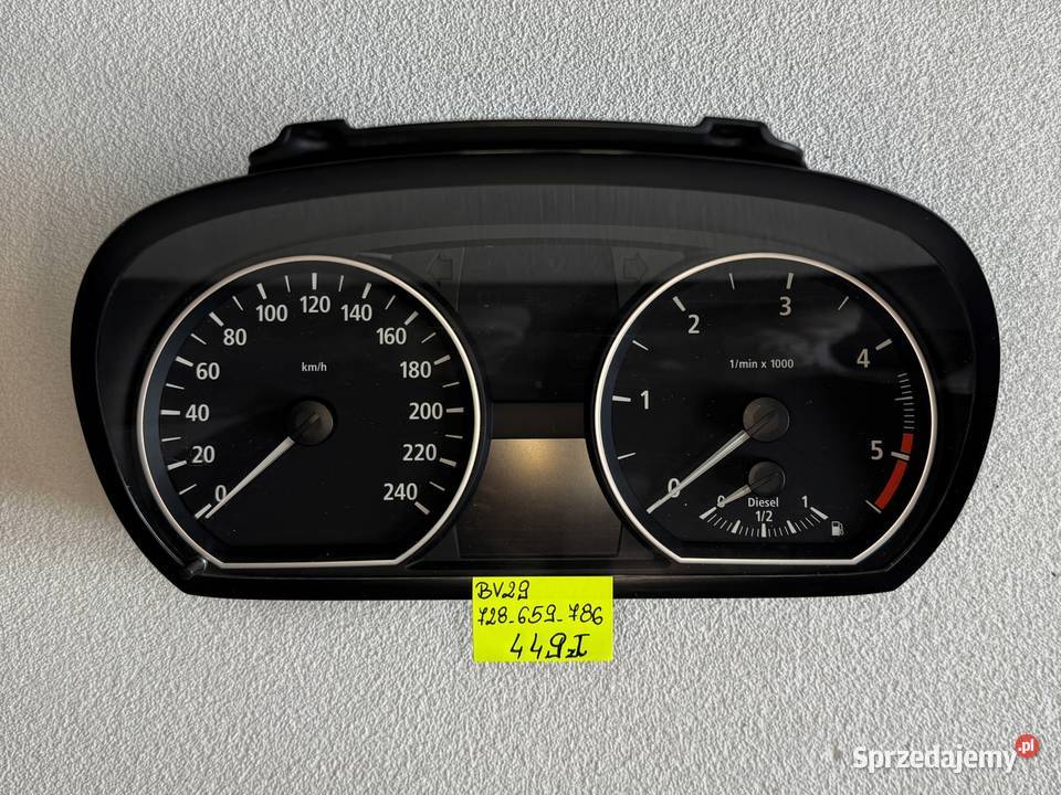 LICZNIK ZEGARY PRĘDKOŚCIOMIERZ BMW 1 E87 mazowieckie Warszawa sprzedam