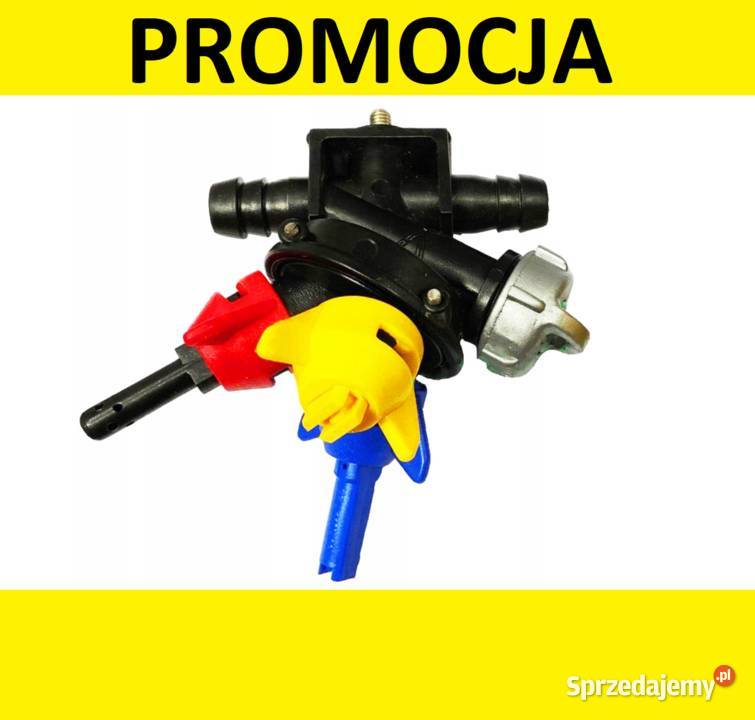 Głowica 3pozycyjna dysza opryskiwacza RSM łódzkie Kolonia Przerąb