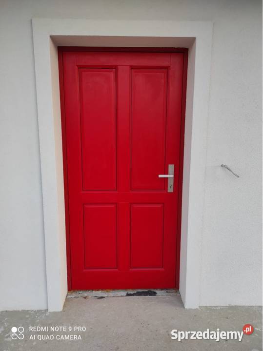 Drzwi zewnętrzne drewniane Drzwi