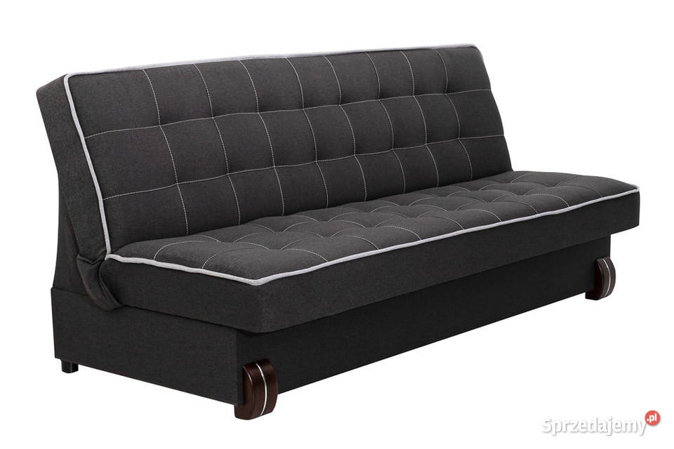 Wersalka Tapicerowana CzarnoBiała bez Boków KLER sprzedam