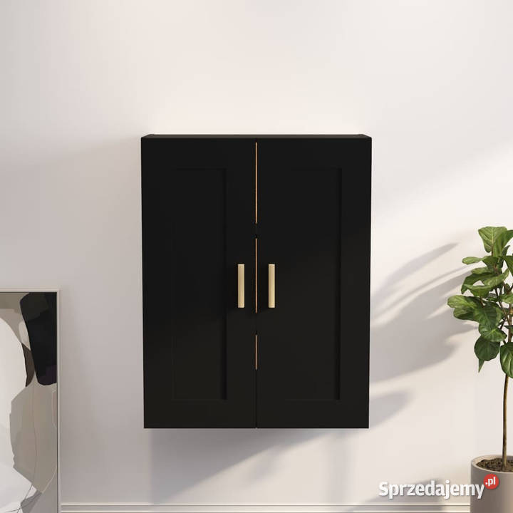 Szafka ścienna czarna 695x325x90 materiał mazowieckie