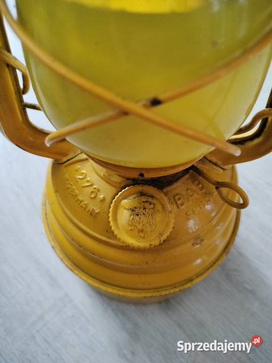 Żółta lampa naftowa Niemcy Choszczno sprzedam