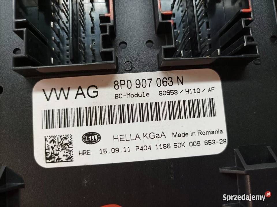 MODUŁ KOMFORTU 8L0907063N Audi A3 II 20032013 8P Rok produkcji 2011