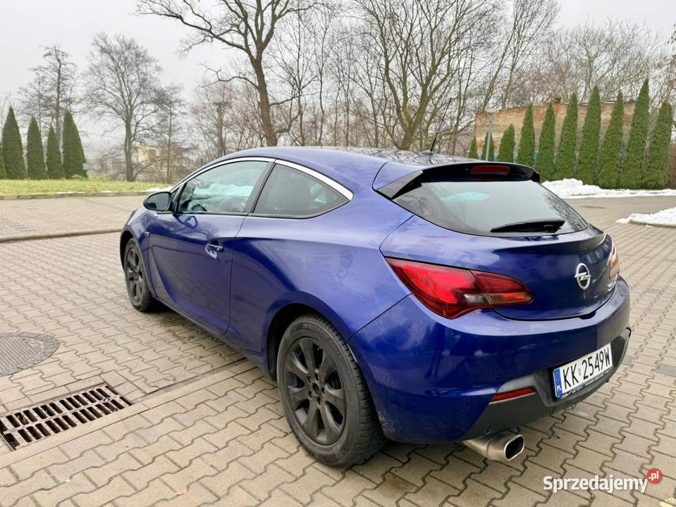 Opel Astra J GTC 14 turbo 2015r małopolskie Kraków