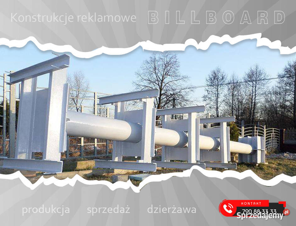 Zbrojenie beton reklama billboard konstrukcja Trzebinia sprzedam