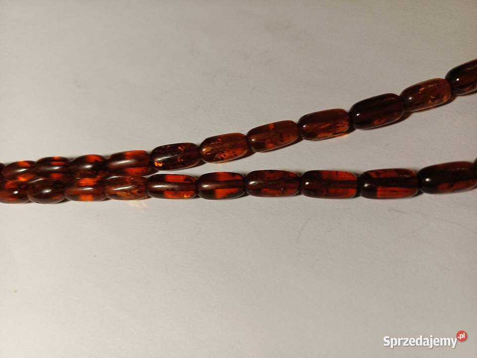 Naszyjnik Bursztyn Vintage