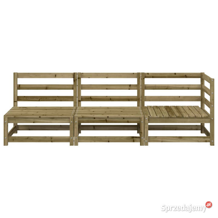 Ogrodowa sofa 3osobowa impregnowane drewno Krzesła ogrodowe Warszawa