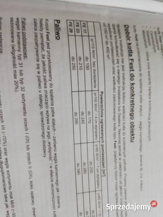 Piec Ulrich FE 23 Sandomierz