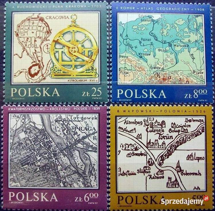 Znaczki polskie 1982 czyste Leźnica Wielka-Osiedle