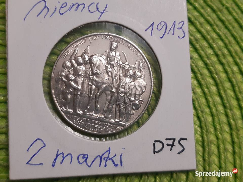 moneta srebrna Niemiec z 1913r Łomża sprzedam