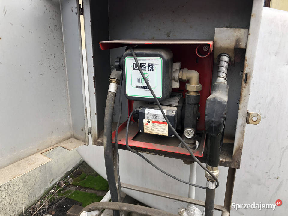 zbiornik wojskowy na ON z dystrybutorem Ostrowik sprzedam