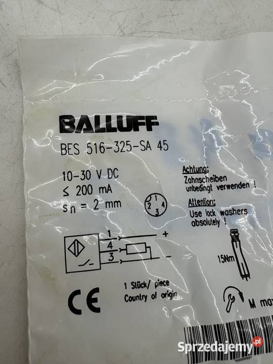 Balluff BES 516325SA 45 Czujnik indukcyjny Warszawa