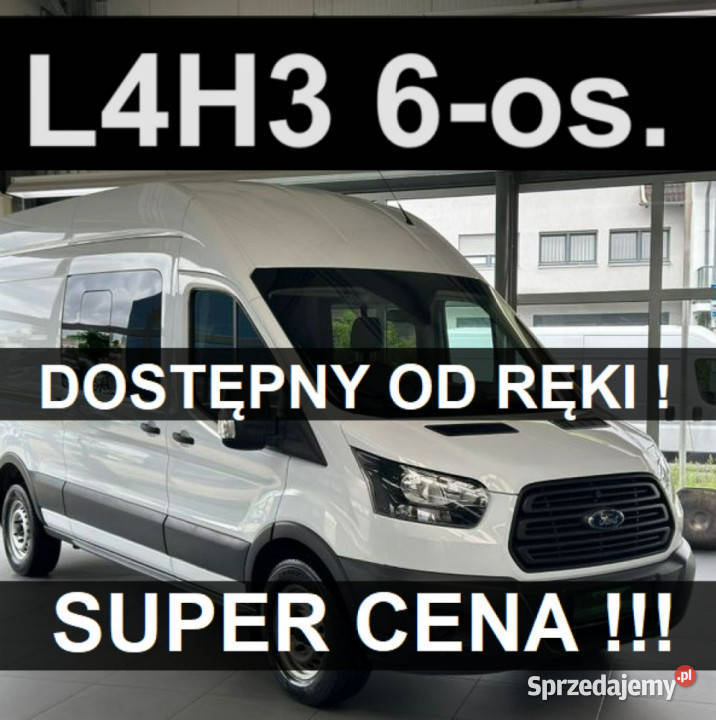 Ford Transit L4H3 130 Super Niska Dostępny ręki klimatyzacja zachodniopomorskie Szczecinek