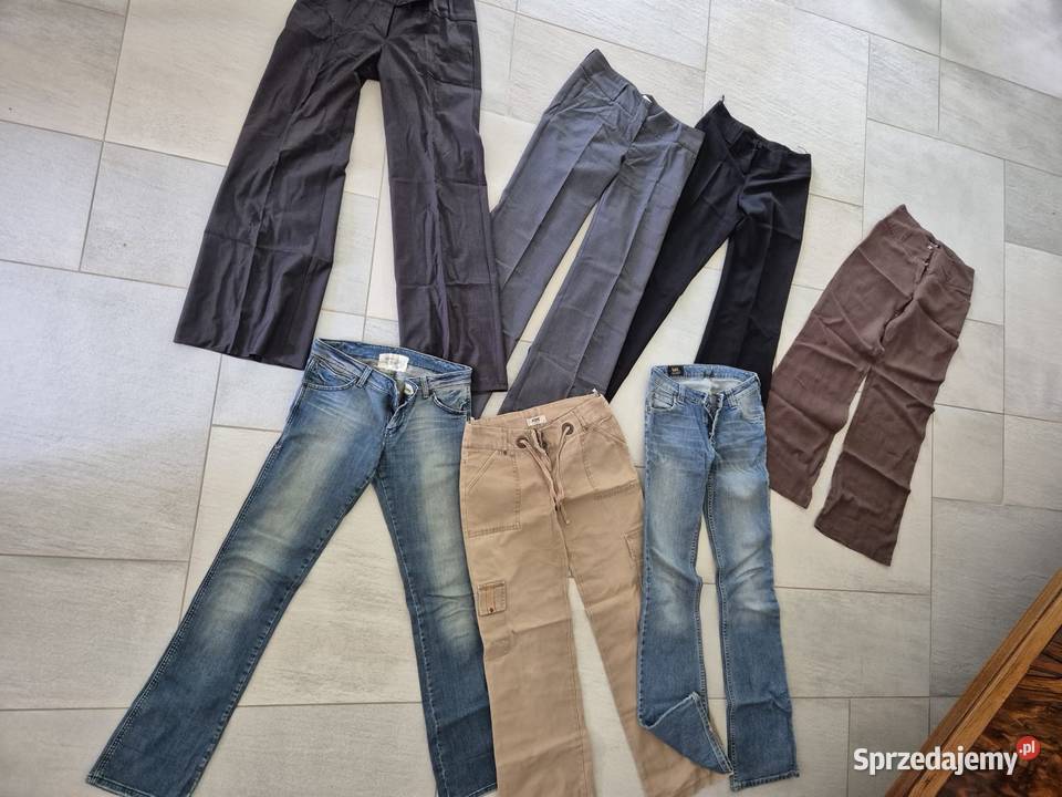 Spodnie materiałowe i jeansowe rozmiar 3638 Orsay Katowice sprzedam