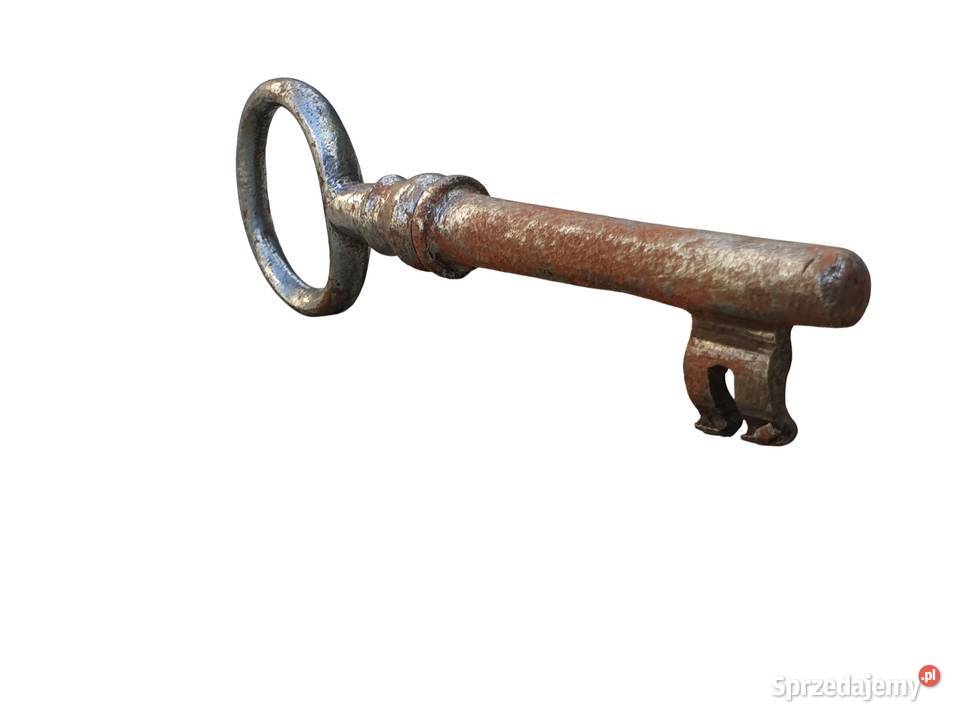 Stary stylowy metalowy klucz XVIIIXIX w ręcznie Cieszyn