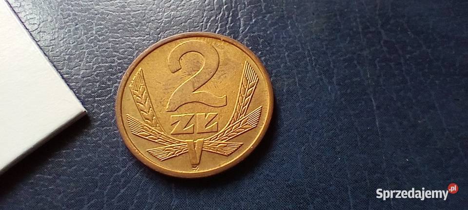 Stare monety 2 złote 1976 PRL Polska piękna podkarpackie Lesko