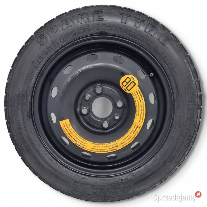KOŁO DOJAZDOWE Lancia Fiat Panda 13580 B14 R14 Chełm