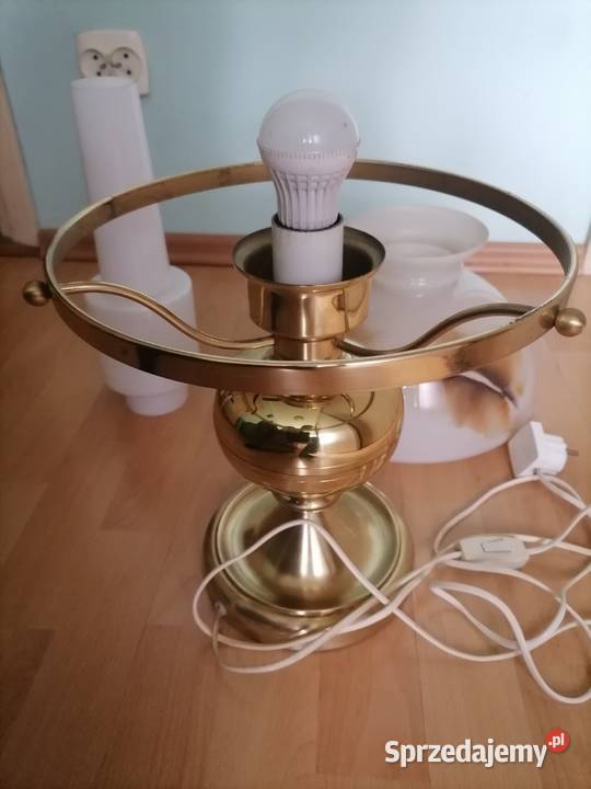 Stara lampa mosiężna małopolskie Kraków