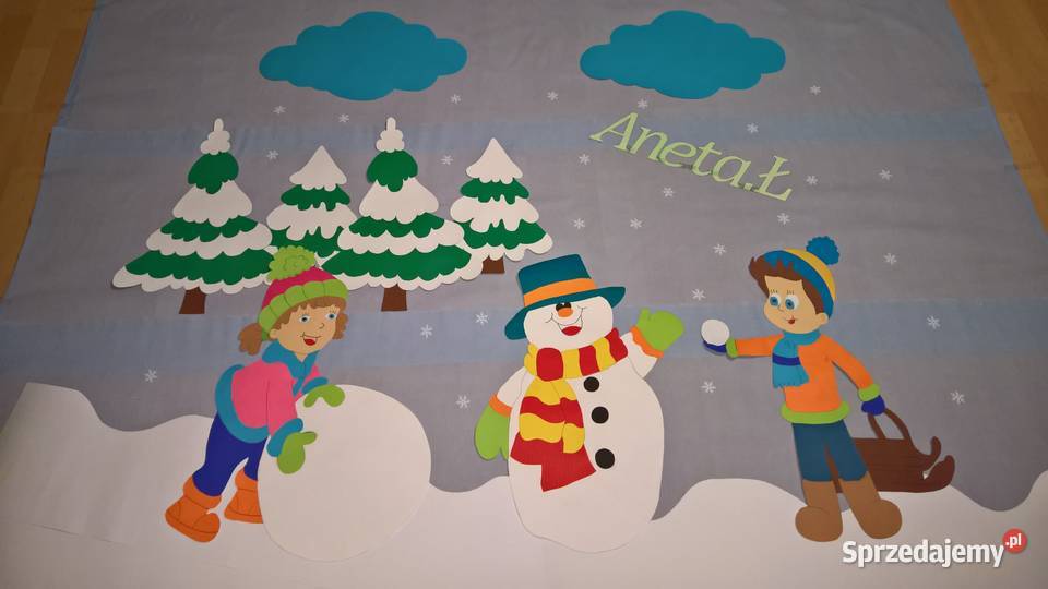 Dekoracje zimowe z brystolu Ryki