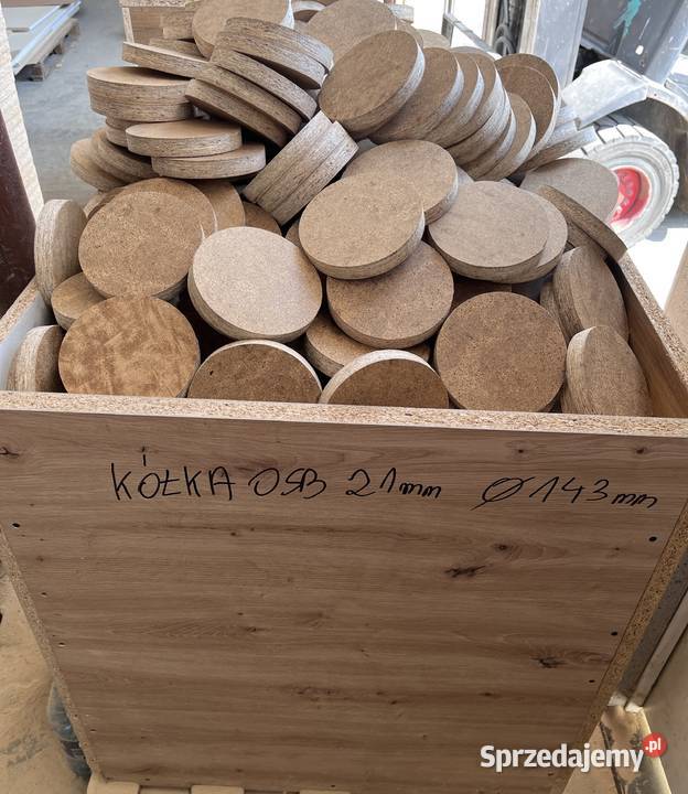 koła z płyty OSB mikronasyp w grubości 21mm