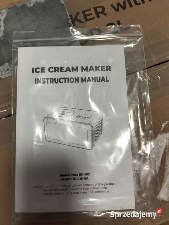 Maszyna do lodów z kompresorem 2 L Łódź