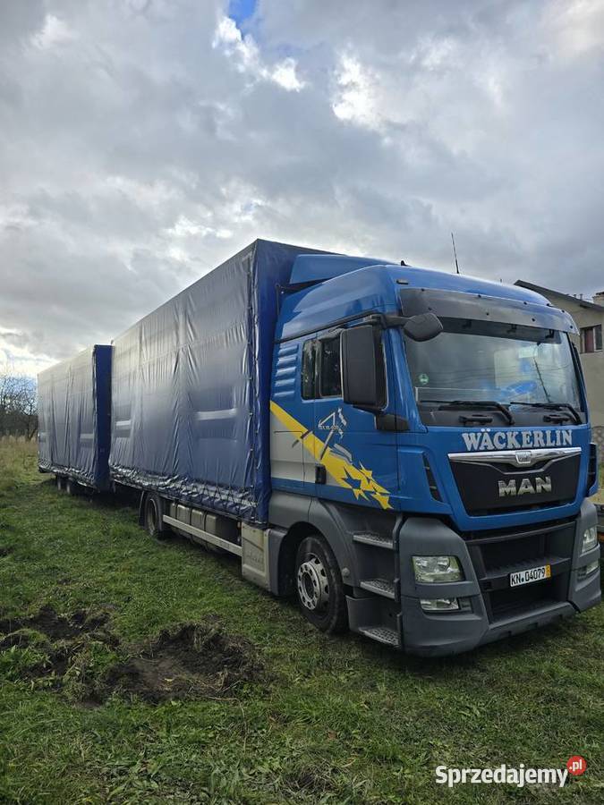 MAN TGX przyczepa HONOLD Plandeki Będzin