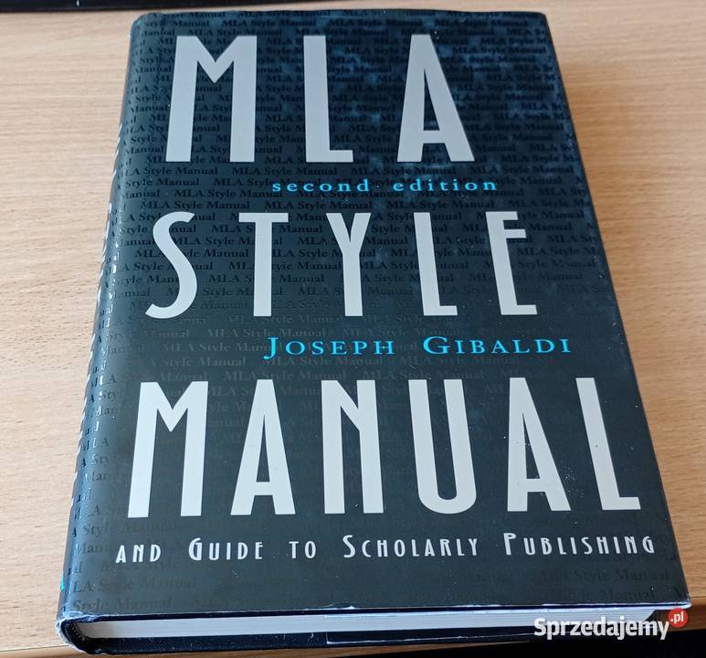 MLA style manual and guide to scholarly Gdańsk