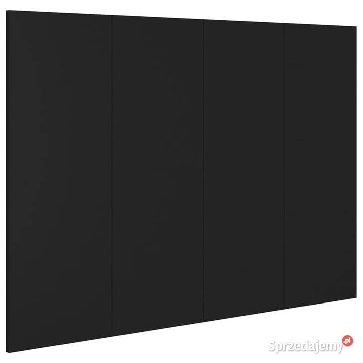 Wezgłowie łóżka czarne 120x15x80 materiał Warszawa