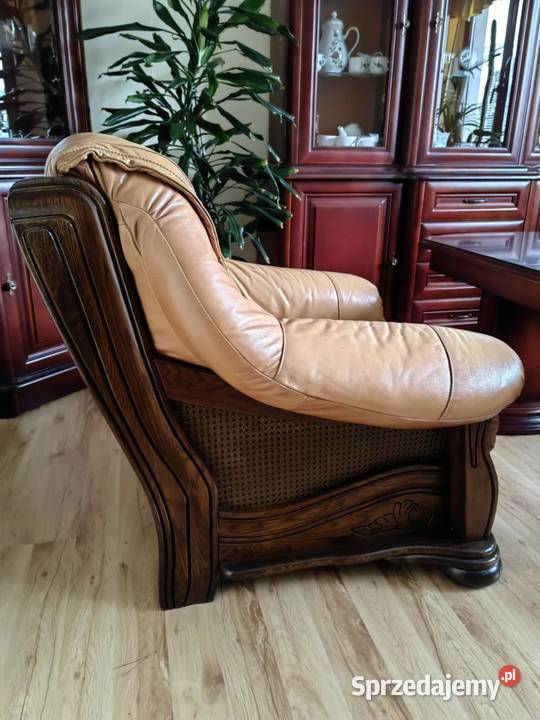 Ława drewniana sofa skóradrewno 21 Rudnik nad Sanem