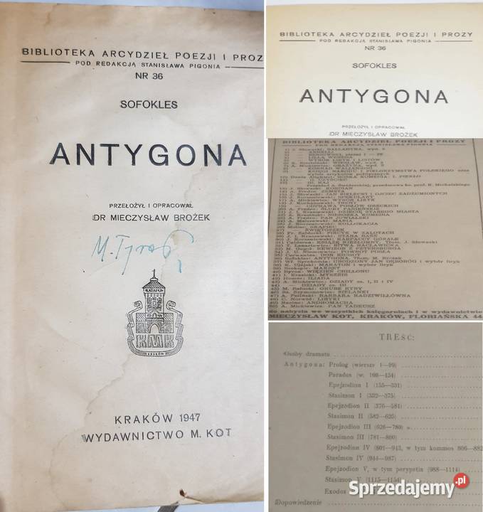 Balladyna Antygona Konrad Wallenrod Powracająca