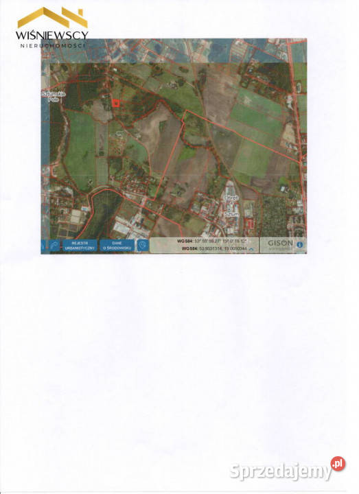 Na sprzedaż działki bud Sztumskie Pole 1146m2