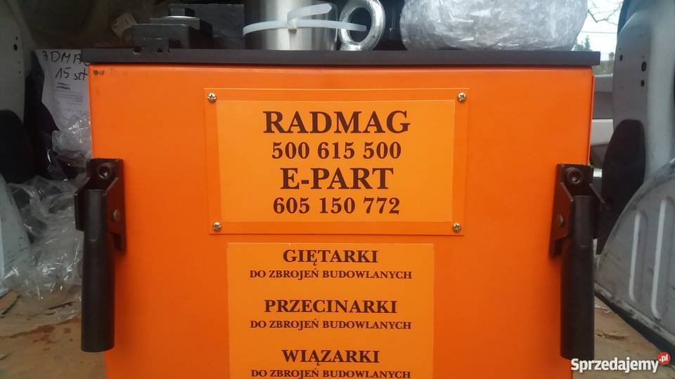 Giętarka mechaniczna do zbrojeń budowlanych do Pabianice
