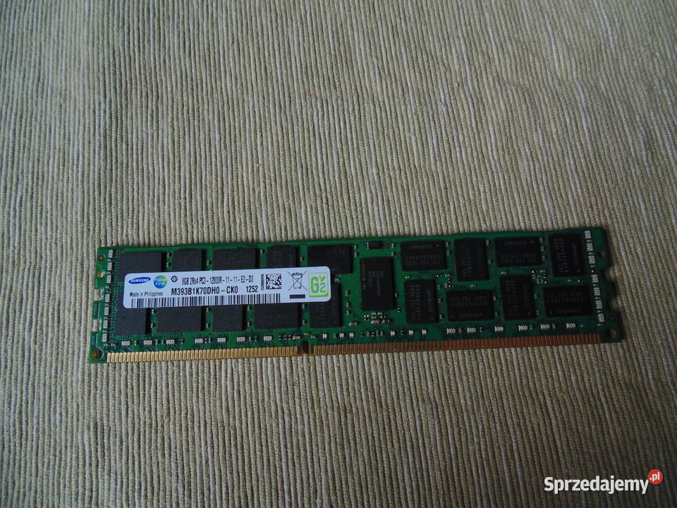 Pamięć RAM serwerowa 8GB DDR3 1600MHz RDIMM ECC mazowieckie Warszawa