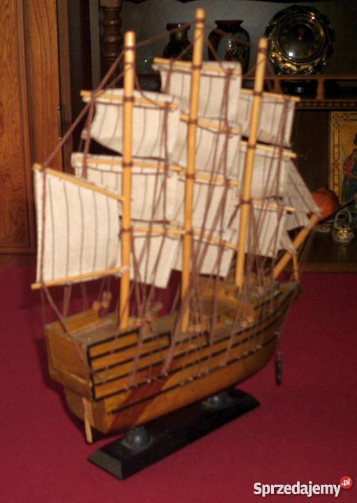 Piękny model okrętu HMS Victory ręczna robota Modelarstwo małopolskie Kraków