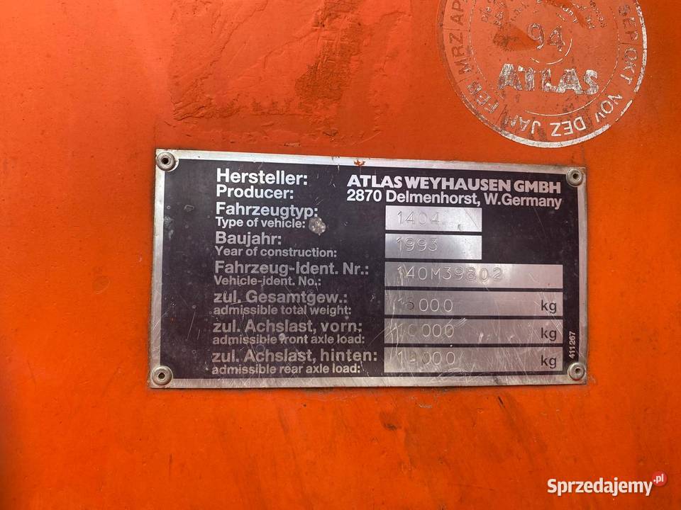 Atlas 1404 Linów sprzedam